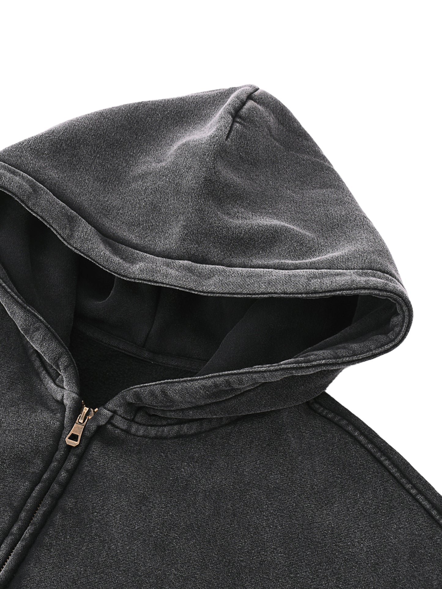 ARCT Zip-Through Boxy Fleece Hoodie