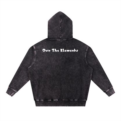 ARCT Washed Frayed Heavyweight  Hoodie
