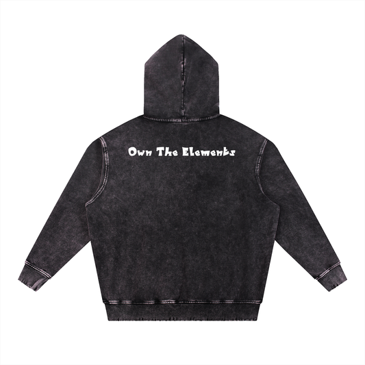 ARCT Washed Frayed Heavyweight  Hoodie
