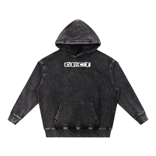 ARCT Washed Frayed Heavyweight  Hoodie